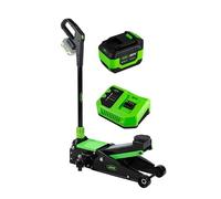 CRIC RODADOR HIDRÁULICO 3T con Batería, Altura Elevación Max 463 MM