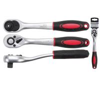 Cricchetto Reversible De Diente Fino Con Conexión 1/2" Art. 519 Fermec Bgs