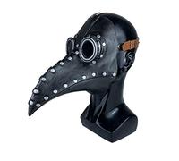Cricia Máscara de médico de la Peste Negra, máscara de médico de la Plaga Steampunk, máscaras de Pico de pájaros de látex, Arte de Halloween, Cosplay, Accesorios de Disfraces de Carnaval
