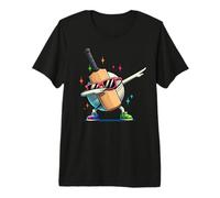 Cricket Ball Dabbing Graphic Cricket Player Kids Boys Men Camiseta Premium