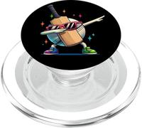 Cricket Ball Dabbing Graphic Cricket Player Kids Boys Men PopSockets PopGrip para MagSafe