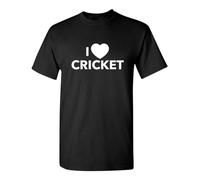 Cricket Is Lovely Sarcastic Humor Novelty Super Soft Ring Spun Funny T Shirt Black 3XL
