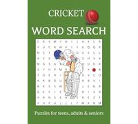 Cricket Word Search Puzzle Book: With Cricket related words for sports fans | 6x9 inches, 110 pages | 55 puzzles - great for gifts…