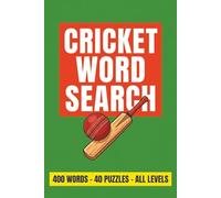 Cricket Word Search Puzzle with Solutions for all Ages