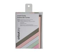 CRICUT 2007257 Insert Cards 12-Pack (Pastel) M3, Papel, for Joy
