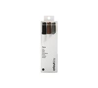 Cricut Bolígrafos de punta fina Joy™ de 0,4 en Negro/Marrón/Gris (3 uds.)