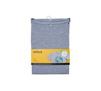 Cricut Camiseta de cuello redondo para hombre, color gris-XL, tinta infusible en blanco
