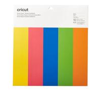 Cricut S9000999 Smart Paper Sticker Cardstock | 10 sheets | 33cm x 33cm | Bright Bows, 33 x 33 cm, Talla única