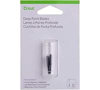 Cricut Cuchillas de repuesto para portacuchillas de Corte Profundo – Set 2 uds