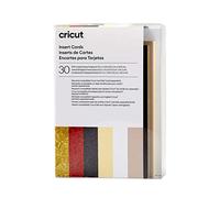 Cricut inserción 12,1 cm x 16,8 cm (tamaño Paquete de 30 | para Uso con Alfombrilla de Tarjetas, Papel, Glitz and Glam, 12.1cm x 16.8cm Size R40), Talla única