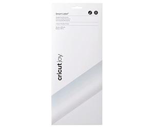 Cricut Escribir Smart Label Escribible Permanente, Transparente, 33 cm 4 x Hojas de Vinilo Auto Adhesivo, para Usar Joy, Blanco, 33cm (13"), 4, 2009444