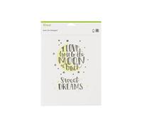 Cricut IO DSGNS Love You TO The Moon 8.5X12, Hierro, Multicolour, one size
