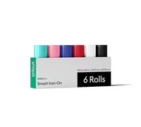 Cricut Joy™ Smart muestrario de vinilo de transferencia térmica, Twilight, 0.6 m, rollo de vinilo de transferencia térmica HTV, Iron-on Vinyl para tela y camisetas, para Cricut Joy™ - pack de 6