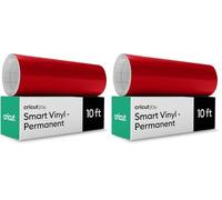 Cricut Joy Smart - Rollo de vinilo autoadhesivo para plóter (14 cm x 3 m, rojo) (Paquete de 2)