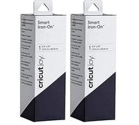 Cricut Joy Smart Vinilo Textil Azul Marino - Rollo HTV Termoadhesivo para Ropa - 30.5 cm x 0.6 m (Paquete de 2)