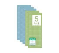 Cricut Joy™ tapetes para máquina, paquete variado, 11.4cm x 30.5cm, tapetes de corte reutilizables para manualidades con película protectora, usar con cartulina, Iron-on, vinilo y más - paquete de 5