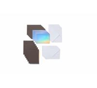 Cricut Tarjetas de inserción Holográficas Grises y Plateadas | 11,4 cm x 15,9 cm (4,5 x 6,25 Pulgadas) | Paquete de 12 | para Uso Joy, Grey & Silver Holographic, 11.4cm x 15.9cm (4.5" x 6.25"), Papel