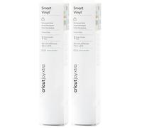 Cricut Joy Xtra Smart Vinilo Adhesivo Permanente - Rollo 24.1 cm x 0.9 m - Blanco - Para Cricut, Manualidades, Ventanas y Decoración (Paquete de 2)