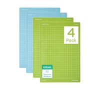 Cricut Joy™ Xtra tapetes para máquina, paquete variado, 21.6cm x 30.5cm, tapetes de corte reutilizables para manualidades con película protectora, con cartulina, Iron-on, vinilo y más - pack de 4