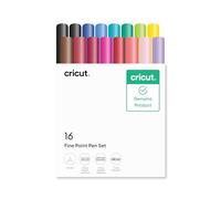 Cricut Juego de bolígrafos de punta fina, 0,4 mm (16 unidades)