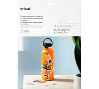 Cricut™ Juego de pegatinas impermeables imprimibles, A4 (6 unidades)
