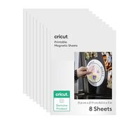 Cricut Magnet Sheets Hojas magnéticas, Blanco, 8