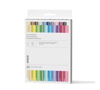 Cricut Marcadores de doble cara, juego definitivo (paquete de 20) 0.4 y 1.0