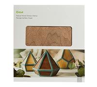 Cricut 2007069 Chapa de Madera Natural | Nogal x 30,5 cm (12 x 12 Pulgadas) | Paquete de 2 | para máquinas Explore y Maker. Requiere Hoja de Punta Profunda, Brown, 30.5cm x 30.5cm (12" x 12"), 2