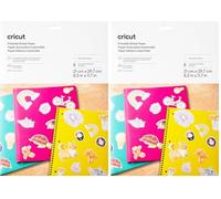 Cricut™ Papel adhesivo imprimible - A4 (8 unidades), color blanco (Paquete de 2)