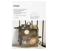 Cricut Papel de Transferencia para Tejidos Oscuros - 3 Hojas A4 - Vinilo HTV Imprimible para Impresoras de Inyección de Tinta - Aguaresistente - Compatible con Cricut