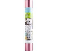 Cricut Premium Vinyl Metálico - Extraíble/Mate Adhesive Foil Matte Pink 12X48, Vinilo, Multicolour, one size