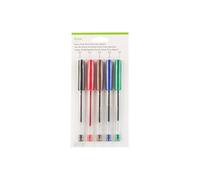 Cricut Juego de bolígrafos de punta extrafina, básicos (5 unidades) Kit, Multicolor, 1, 5, Talla única, 5