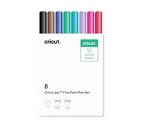 Cricut set de bolígrafos de punta fina, 0.4 mm, colores surtidos, compatible con Cricut Joy™ - paquete de 8