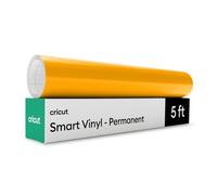 Cricut Smart Vinilo Adhesivo Permanente - Rollo 30.5 cm x 152 cm - Amarillo - Para Cricut, Manualidades, Ventanas y Decoración