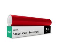 Cricut Smart Vinilo Adhesivo Permanente - Rollo 30.5 cm x 152 cm - Rojo - Para Cricut, Manualidades, Ventanas y Decoración