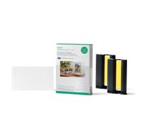 Cricut StickerPix Print + Cut™ Papel fotográfico y cartuchos de tinta - Set | Para Cricut StickerPix Print + Cut. Incluye 2 cartuchos de tinta + 72 hojas de papel fotográfico blanco brillante. Para 72