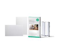 Cricut StickerPix Print™ - Juego de hojas de pegatinas, papel fotográfico y | Para Cricut StickerPix Print. Incluye 1 cartucho de tinta, 18 hojas de pegatinas precortadas y 36 hojas de papel fotográfico