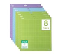 Cricut tapetes para máquina, paquete variado, 30.5 x 30.5 cm, tapetes de corte reutilizables para manualidades con película protectora, con cartulina, Iron-on, vinilo y más, para Explore y Maker