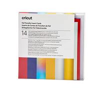 Cricut Insert Cards FOIL Celebration S40 14 Tarjetas de Transferencia de Papel Aluminio 121x121mm Multicolor