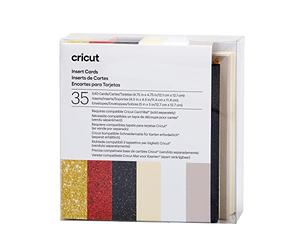 Cricut Tarjetas de encartes, gama Glitz and Glam, S40 (35 uds.) - Cricut