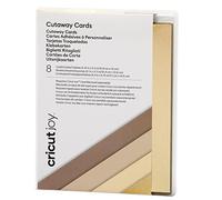 CRICUT CUT AWAY CARDS NEUTRALS R20 10,8 CM X 14 CM 8 PACK