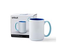 Cricut Taza de cerámica personalizable biselada - 425 ml/15 oz (1 ud.), Ocean - Cricut