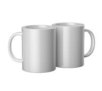 Cricut Tazas en blanco | Blanco | 425ml (15oz) | 2 vasos de sublimación Infusible Ink | Para usar Mug Press Infusible Ink