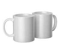 Cricut taza de cerámica, set de tazas de café blancas, 340ml, ideal para regalos y proyectos DIY, apta para microondas y lavavajillas, para Cricut Mug Press™ e Infusible Ink™ - pack de 2 tazas