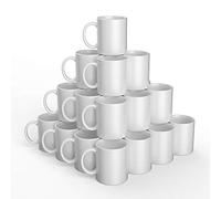 Cricut taza de cerámica, set de tazas de café blancas, 340ml, ideal para regalos y proyectos DIY, apta para microondas y lavavajillas, para Cricut Mug Press™ e Infusible Ink™ - pack de 36 tazas