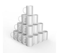 Cricut taza de cerámica, set de tazas de café blancas, 425ml, ideal para regalos y proyectos DIY, apta para microondas y lavavajillas, para Cricut Mug Press™ e Infusible Ink™ - pack de 36 tazas