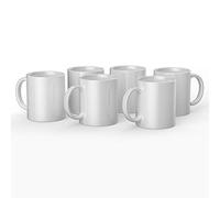 Cricut Tazas blancas blancas de 355 ml (12 onzas) 6 tazas de sublimación de tinta infusible para usar Mug Press Infusible Ink 2008942
