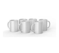 Cricut Tazas en blanco, 425 ml (15 onzas), 6 tazas de sublimación de tinta infusible | para usar con prensa de tazas tinta infusible 2008944