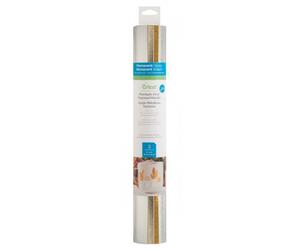 Cricut Textured Pack 3 Vinilos Adhesivos Permanentes 30.5 x 61 cm Metales Preciosos