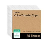 Cricut Value-Cinta de Transferencia, Paquete Plano, 30,5 x 30,5 cm (75)